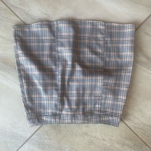 Plaid urban outfitters skirt.